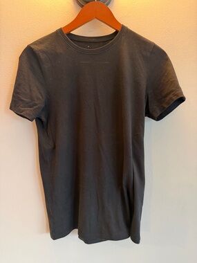 Everlane Organic Cotton Crew Neck Short Sleeve Tee Black Medium
